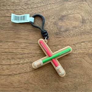 Monogram Star Wars Figural Bag Clip - Gingerbread Lightsabers